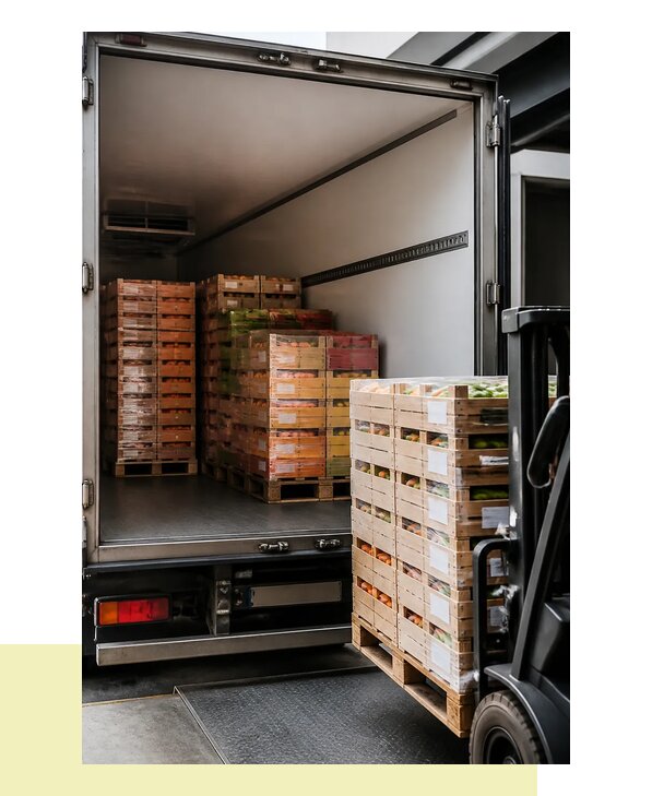 Перевозка сельхозпродукции на паллетах с доставкой в Абакан